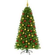 Arctic Spruce groen vanaf 150 cm hoog kunstkerstboom opgemaakt met pie...