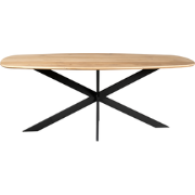 Starfurn Eiken eettafel Ferris | Deens Ovaal 200 cm | Naturel