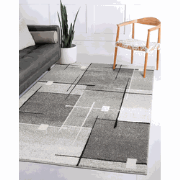 Belos Modern Grijs vloerkleed - Geblokt - 200 X 280 CM