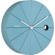 Karlsson - Wandklok Destacado Cuckoo - Air blue w. classic blue- Ø28cm