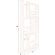 Dutchbone Myron Wijnrek/ Wijnkast Rood