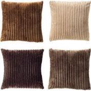 Dutch Decor KUSSENSET - 4-delig - Corduroy Quartet - 45x45 cm - inclus...