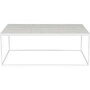 Zuiver Glazed Salontafel 93x42,5 cm Wit