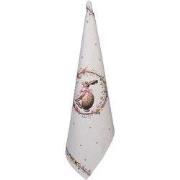 Clayre & Eef Theedoek 50x70 cm Beige Katoen