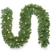 Alaskan pine guirlande led 30x270 cm kerstversiering kerstboom