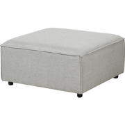 ARDAL - Ottomaan - Lichtgrijs - Polyester