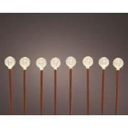 LED stake l210h20 cm roest/wwt 8st kerst