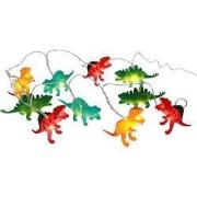 Dinosaurus 10 LED warm timer 2xAA