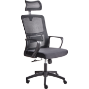 MONARCH - Bureaustoel - Zwart - Stof