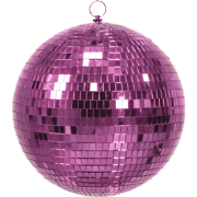 Christmas Decoration -  Christmas Hanger - Discoball - Foam - Pink - 2...