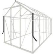 Tuinkas Kate IV Full Options wit 3 mm veiligheidsglas