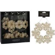 Krans hang deco champagne 12 cm