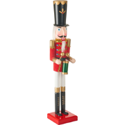 SVARTAN - Decoratief figuur - Rood - Dennenhout