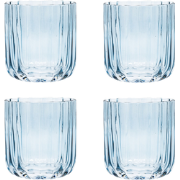 Tumbler Gaia | Set van 4 | whiskeyglas | 35cl | drinkglas | blauw