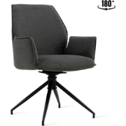 Eetkamerstoel Jill - Linnen Antraciet