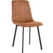 Eetkamerstoel Minsk - Microleder Cognac