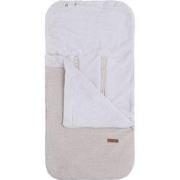 Baby's Only Voetenzak autostoel 0+ Sense - Kiezelgrijs - Zachte rib co...