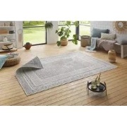 Omkeerbaar Binnen - En Buitenkleed - Vintage Retro Zilver - 80 X 150 C...