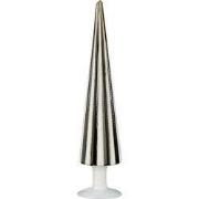 Mica Decorations Decoratie Kerstboom - H40 x Ø9 cm - Glas - Wit, Zwart