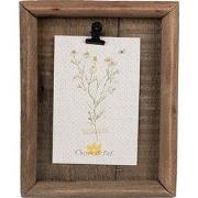 Clayre & Eef Fotolijst 16x3x21 cm Bruin Hout