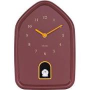 Wandklok Modern Doggy - Rood - 29.1x20x29.1cm