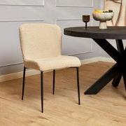 Eetkamerstoel Tess | Beige - 77 x 50 x 53 x 59