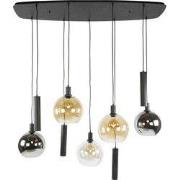 Hanglamp Zwart - 9-lichts - 130x60x150cm - Sfera