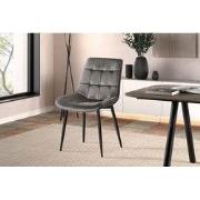 Stoel 'Juta' Fluweel Taupe - 50 x  x 42.0 - Velours, Metaal