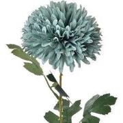 Clayre & Eef Kunstbloem 54 cm Groen Blauw Kunststof