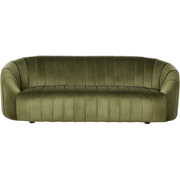 MALUNG - Driezitsbank - Donkergroen - Fluweel