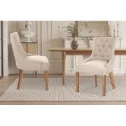 Stoel 'Fancy' Stof Zand - 56 x  x 60 - Textiel