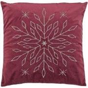 Unique Living - Sierkussen Snowflake - 45x45cm - Rood