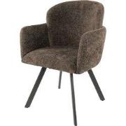 Eetkamerstoel Taupe - Draaibaar - Embrace - Set van 2