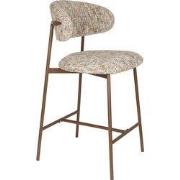 Barstoel Multikleur Stof - Claes - Set van 2