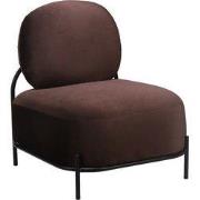 Loungefauteuil Bruin - Zithoogte 40cm - Polly