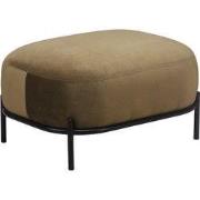 Hocker Groen Stof - 51x67x37cm - Polly