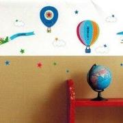 Stoer! Blauwe Muurstickers voor in de Kinderkamer