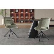 "Chair 'Dante' Fabric Green" - 60 x  x 44.0 - Stof