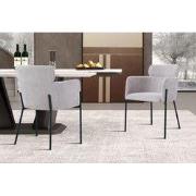 "Chair 'Naomi' Fabric Beige" - 60 x  x 45.5 - Velours