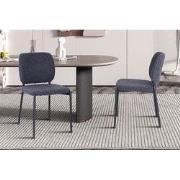 Stoel 'Sophia' Stof Donkergrijs - 56 x  x 81.00