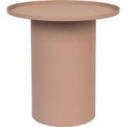 Housecraft Living Sverre Bijzettafel Rond Metaal 45,5x45,5 cm Roze