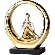 Decopatent - Yoga Beeld Vrouw - Sculptuur Yoga dame - Woman Woondecora...