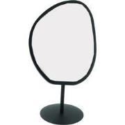 Mirror - Organic - Metal - Black - 16,5x12x31,5cm