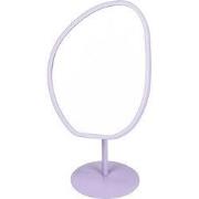 Mirror - Organic - Metal - Lilac - 16,5x12x31,5cm