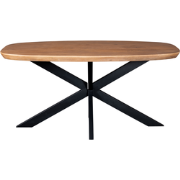 Starfurn - Eettafel Madison - Bruin - 90x160x76 cm