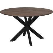 Starfurn - Eettafel Madison - Zwart - 130x130x76 cm