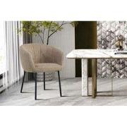 "Chair 'Sevilla' Fabric Sand" - 57 x  x 44.0 - Textiel