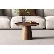 Salontafel 'Jules' 65x40 cm Rond Mango hout Lichtbruin - 65 x  x 65.00