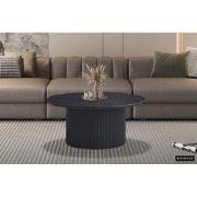 Salontafel 'Lagos' 80 cm Rond Decor Donkerbruin - MDF