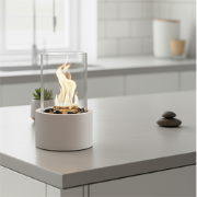 Table Burner - Round - Sand - 18x18x26,5cm